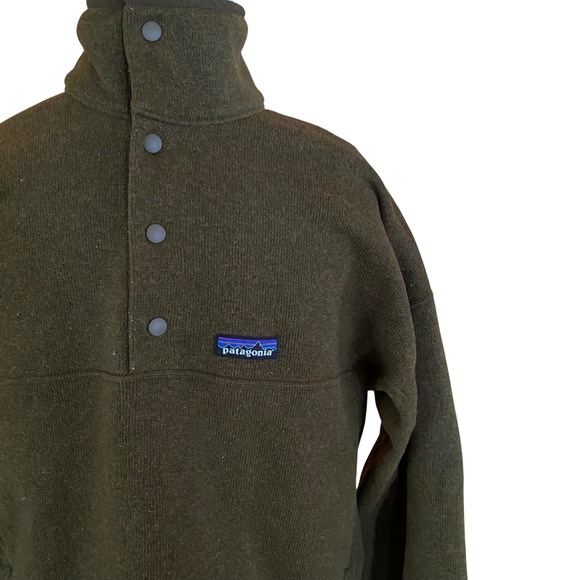 Patagonia Other - Patagonia Better Sweater Marsupial Men's Medium 1/4 Button Snap Fleece Pullover